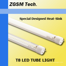 Luz de LED tubo T8 18W com CE, TUV, FCC, certificados do GV